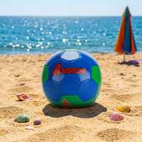 Ballon de football de taille 2 pour enfants, de haute qualité, léger, écologique, en cuir PVC miniature, cousu à la machine, thermocollé, taille personnalisée