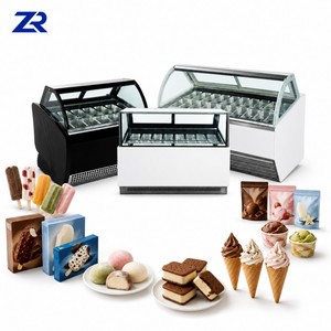 <span class=keywords><strong>Vitrine</strong></span> Réfrigérée Italienne Mini pour Crèmes Glacées et Sucettes Glacées, Ultra Congélateur, à Vendre - Product Image 1