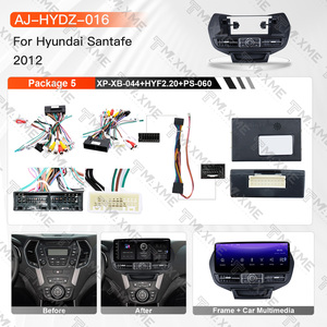Cadre d'installation autoradio 2DIN Plug and Play 12,3 pouces pour Hyundai Santa Fe 2012, façade de tableau de bord pour autoradio Android, pièces intérieures automobiles - Product Image 5