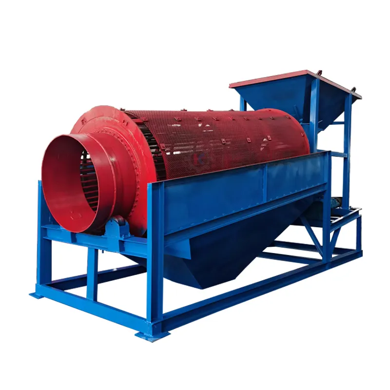 Alluvial Gold Mining Equipment Sand Gravel Separator Screening Equipment Trommel Rotary Screen Washing Machine