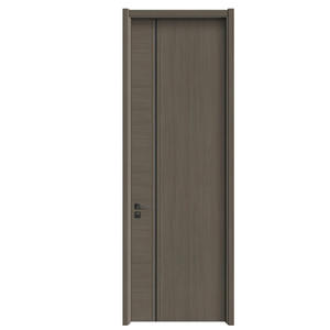 Núcleo de madera maciza para puerta interior de estilo moderno con material de polímero MDF con acabado de superficie compuesta de carbono para aplicación en dormitorio - Product Image 5