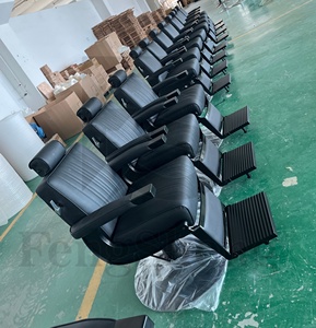 ขายร้อนคลาสสิกออกแบบเฟอร์นิเจอร์<span class=keywords><strong>Salon</strong></span>หนังสีดําโลหะ<span class=keywords><strong>Salon</strong></span>ผมNegroเก้าอี้Takara <span class=keywords><strong>Belmont</strong></span>ตัดผมเก้าอี้ - Product Image 5