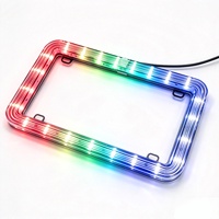 Feu de plaque d'immatriculation LED pour moto SXN, feu arrière clignotant de frein et de marche arrière, étanche IP65 12V, universel pour plaque de moto américaine