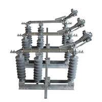 Sectionneur de charge haute tension extérieur 24 kV, interrupteur isolateur triphasé pour la distribution d'énergie