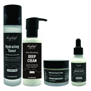 Rétinol soulageant les rougeurs peau sèche sensible ensemble de soins de la peau Anti-rides réparation peau visage hydratant avec squalane