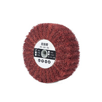 Lansheng Disque de brossage pour meuleuse d'angle, tampon abrasif métallique en fibre de nylon, plaqué sable, pour acier inoxydable, anti-rouille, dureté Q