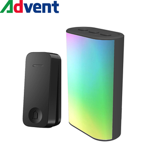 פעמון דלת אלחוטי חכם RGB LED פעמון דלת אלחוטי עם 32 צלצולים עמיד למים פעמוני דלת איכותיים - Product Image 3