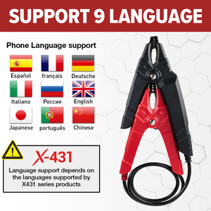 Launch BST-360 <b>Battery</b> <b>Tester</b> Clamps Red Black 12V Automotive <b>Battery</b> <b>Tester</b> Diagnostic Tools - Product Image 6