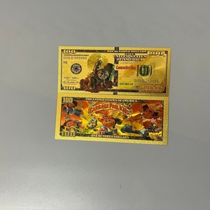 Billetes Conmemorativos de Plástico con Lámina Dorada de Doble Cara, Estilo Anime Americano, Personalizados al por Mayor, con Diseño de Billetes de Dólar Americano para Niños - Product Image 6