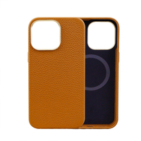 Étui de téléphone en cuir pour iphone 15 14 13 12 charge sans fil magnétique étuis de téléphone pu pour iphone 15 pro