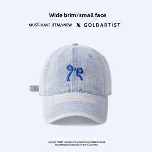 Không Có Moq Tùy Chỉnh Hợp Thời Trang Ánh Sáng Màu Xanh Mũ Bóng Chày Cho Nam Giới Phụ Nữ Thêu Logo Denim Vải Mũ Với Biểu Tượng Tùy Chỉnh Khuyến Mại - Product Image 4