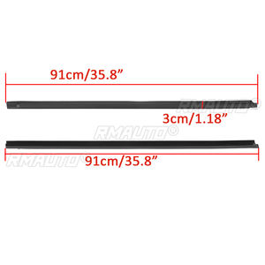 Moulures de fenêtre de voiture, joints d'étanchéité en caoutchouc pour TOYOTA HILUX VIGO KUN16R KUN26R MK6 MK7 2 PORTES - Product Image 2