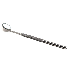 Miroir buccal dentaire de qualité médicale supérieure, surface avant rhodiée, outil manuel en acier inoxydable, certifié CE, ergonomique - Product Image 5