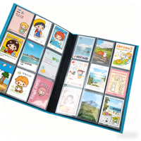 Nueva Carpeta de Álbum para Tarjetas con 9 Bolsillos, Estuche para 360 Tarjetas Coleccionables, Fundas Protectoras, Estuche Portátil para Guardar Tarjetas