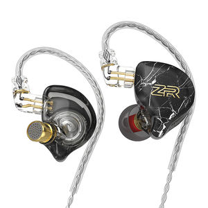 ND ZR หูฟังอินเอียร์สำหรับฟังเพลง, หูฟังอินเอียร์สำหรับเล่นเกมคอมพิวเตอร์แบบไดนามิก HiFi พร้อมไมโครโฟนควบคุมด้วยสาย - Product Image 1
