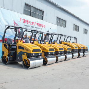 Лидер продаж, 3-тонный уплотнитель, 3 тонны, 4 тонны, новый тип дорожной техники, вибрационная малая роликовая строительная техника - Product Image 2