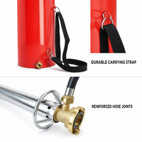 Unité d'application de mousse marine portable PQ8.C, réservoir en acier inoxydable de 20 L, lance d'incendie, système de lutte contre l'incendie pour navires