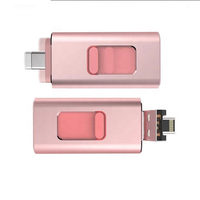 Pendrive Usb OTG 4 en 1 para Iphone, Android, tipo c, 16gb, 32gb, 64gb