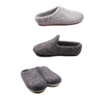 Pantoufles en feutre de laine lumineuses, antidérapantes, chaudes et confortables, personnalisables, de marque, toutes saisons, pour usage domestique en hiver, multi-usages