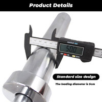 123Sports Gym Fitness Musculation Barre Droite Barre Incurvée Barbell Bar Ensembles Pour L'haltérophilie