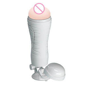 Echtes Silikon Weiche männliche Masturbation Flugzeug becher Hände frei männlicher Mastur bator - Product Image 4