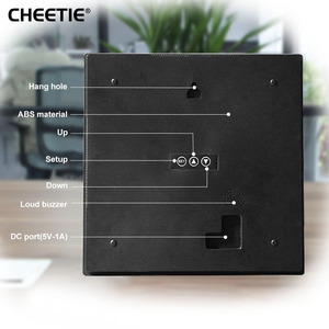 CHEETIE Đồng Hồ Lịch Ngày Tháng Kỹ Thuật Số LED Gắn Tường Lớn Trực Tiếp Từ Nhà Máy CP38 Có Logo Của Khách Hàng - Product Image 3