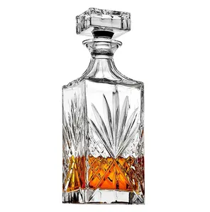 750 Ml 23 Oz Kính Ưa Thích Vodka Rượu Linh Hồn Ma Quỷ Rượu Whisky Rượu Chai Với Nắp