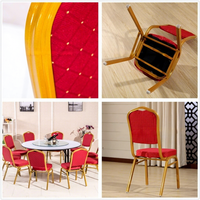 Chaises d'hôtel pliantes en métal, style moderne et minimaliste, luxe léger, pour mariages, événements, formations, restaurants, banquets et réceptions