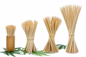 Bâton de barbecue en bambou rond jetable compétitif fabriqué à la machine - Product Image 2