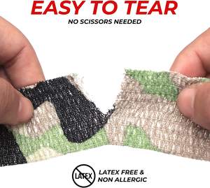 2023 لفافة ضمادة مرنة ذاتية اللصق للتعافي من الإصابات الرياضية إسعافات أولية للقطط والكلاب الطبية لفافة ذاتية اللصق - Product Image 6