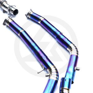 Tubo de escape de titanio CSZ para BMW S55 <span class=keywords><strong>M2</strong></span> Competition/<span class=keywords><strong>M2</strong></span> CS F87 <span class=keywords><strong>2018</strong></span> 3.0L silenciador con válvula de escape - Product Image 4