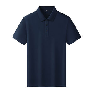 Camiseta Polo para Hombre, Color Sólido, Poliéster, Secado Rápido, Ropa de Trabajo, Uso Diario, Manga Corta - Product Image 1