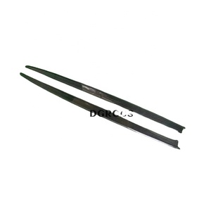 สเกิร์ตข้างคาร์บอนไฟเบอร์แท้แบบขัดเงาสำหรับรถ BMW ซีรีส์ 3 รุ่น F30 F35 ปี 2011-2016 พร้อมปีกข้าง ติดตั้งง่าย - Product Image 2