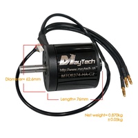 Moteur Brushless Maytech 170KV 6374 10mm pour Skateboard Électrique, Planche à Roulettes Électrique et Planche de Montagne Électrique, avec Plateau en Bambou Écologique et Pièces Métalliques Durables