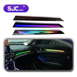 SJC 64 couleurs d'éclairage ambiant adaptées à la <span class=keywords><strong>Honda</strong></span> Accord 10ème génération 2018-2022, éclairage LED dynamique pour voiture, mise à niveau de la décoration intérieure - Product Image 1