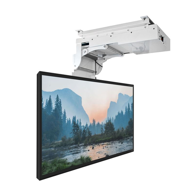 Eclectic Flip Down Celling TV Lift Motorized TV Mount Bracket / Controller Adjustable Lifter Fit for 32" - 75" Celling TV Lift