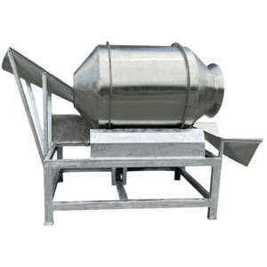 เครื่องผสมอาหารสัตว์แบบลูกกลิ้งแนวนอน สแตนเลส สำหรับไก่ เป็ด ห่าน โค แกะ สุกร ใช้กับเมล็ดพืช ปุ๋ย ทราย เม็ดพลาสติก - Product Image 5