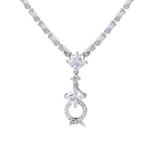 Collier classique en argent sterling 925 avec des accents de zircon de qualité supérieure pour une élégance intemporelle - Product Image 4