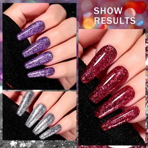 JTING Esmalte de Gel Brillante de Alta Intensidad con Destellos de Diamante, Gel Flash Neón, Colección de 9 Colores, Esmalte de Uñas en Gel, Marca Privada OEM - Product Image 5