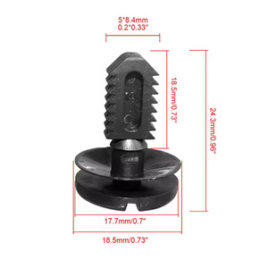 Clip de plástico para la cubierta de la batería del maletero de BMW 51471945266, repuesto para las series 3 y 5, M5, E30, E60, E93 - Product Image 1