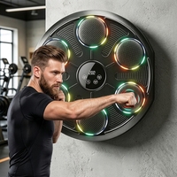 Machine de boxe musicale intelligente, sac de frappe mural, cible en ABS, entraîneur de boxe pour adultes, équipement de fitness, modèle 7034