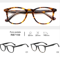 Monture de lunettes en acétate avec plusieurs couleurs, motifs et styles, monture optique tendance