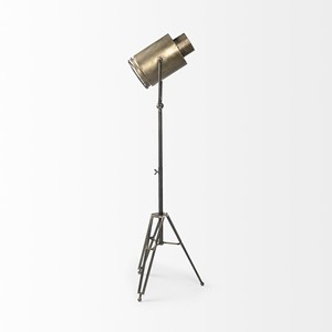 Lampada da terra a LED in oro HMS 61 con Design europeo moderno quadrato in tessuto di Base E27 per camera da letto soggiorno ufficio uso Hotel - Product Image 4