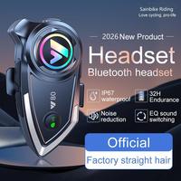 Headset Helm Profesional Peredam Kebisingan Ganda dengan Daya Tahan Baterai Lama dan Suara EQ untuk Perjalanan Akhir Pekan