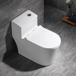 Inodoro de Sifón para el Hogar Chaozhou, 3L, Antiolores, Montaje en el Suelo, con Asiento de Cierre Suave DA8078 - Product Image 4