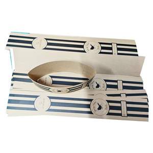 Đơn giản in Logo thiết kế nâu kraft giấy bọc tay áo cho PP dệt túi với tự dính Sticker trên lưng - Product Image 2