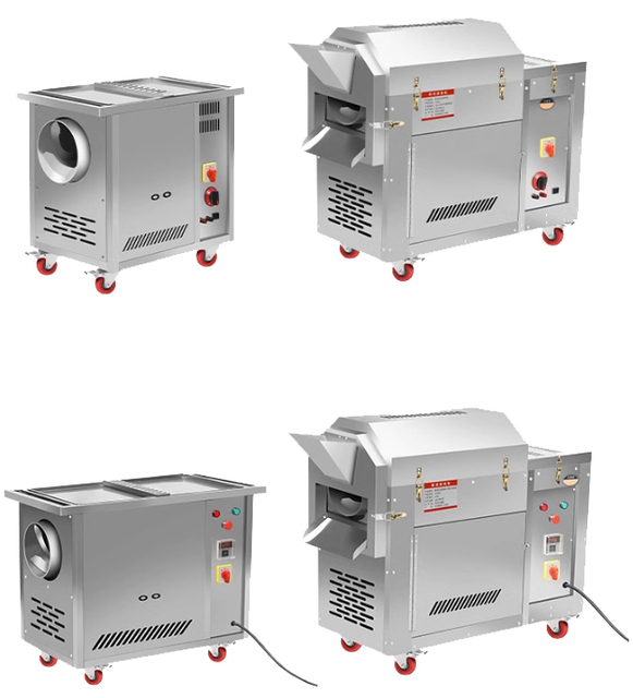 Durable Sesame Flax Seeds Soya Bean Rice Barley Grain Roaster Roasting Machine
