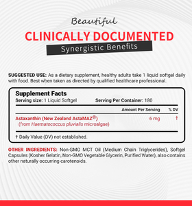 توريد OEM/ODM مكملات العلامة التجارية الخاصة أستازانتين المكملات الغذائية 12 ملغ أستازانتين 60 كبسولات سوفتجي - Product Image 6