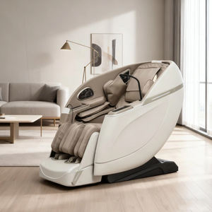 SY607 Fabrik preis Elektrisch verstellbare Bein massage Pu Leder Luxus Schwerelosigkeit Ganzkörper 4d Massage stuhl für Touch Control - Product Image 1