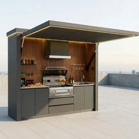 Conteneur mobile personnalisable, respirant, carré, en panneaux sandwich, entièrement équipé, pour café, hôtel, usage commercial, design moderne, garantie 3 ans